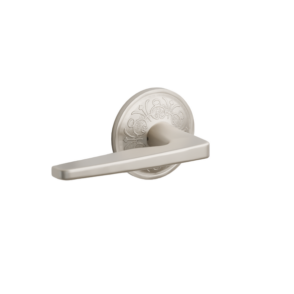 Emtek Hermes Lever with Lancaster Rosette