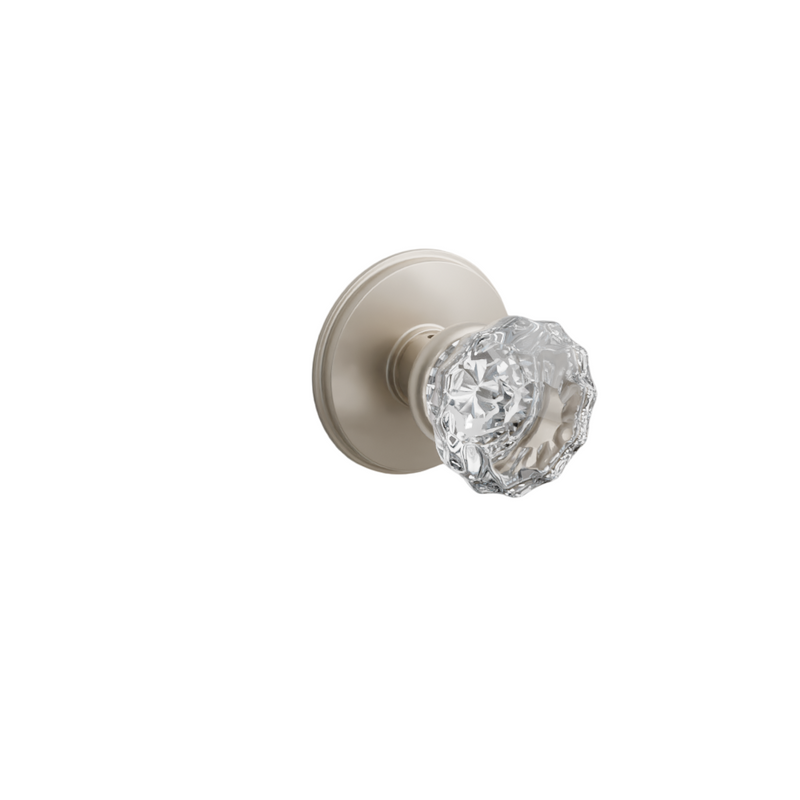 Emtek Door Handle - Astoria Knob Watford Rosette - Glass