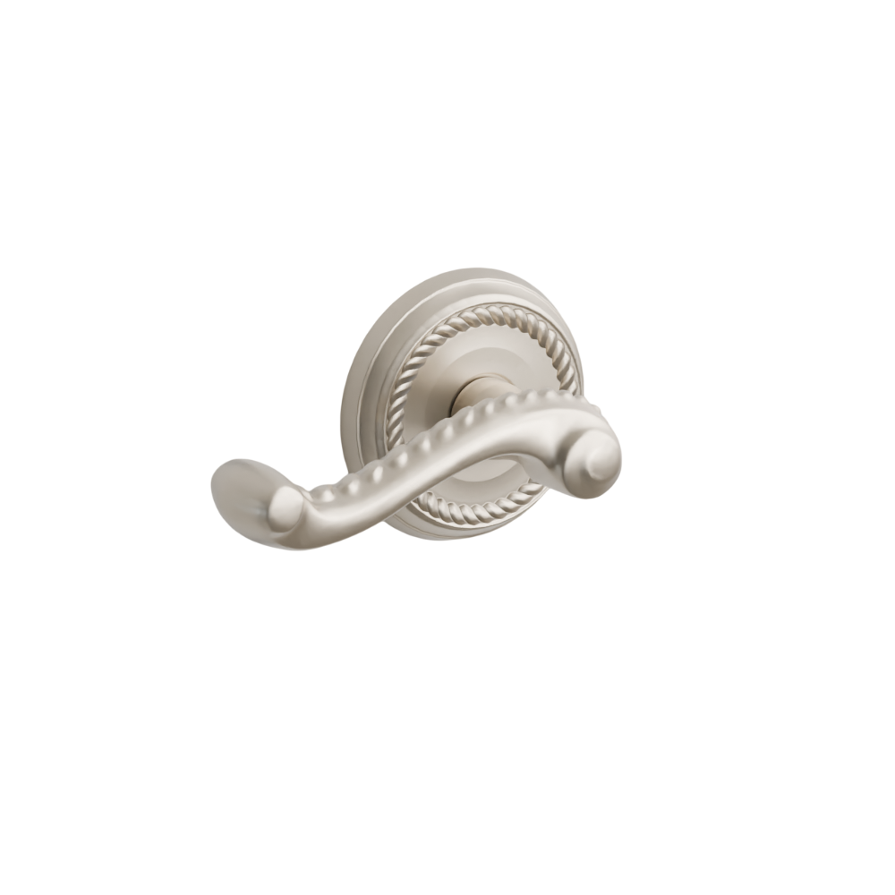 Emtek Door Handle - Rope  Lever Rope  Rosette - Designer Brass