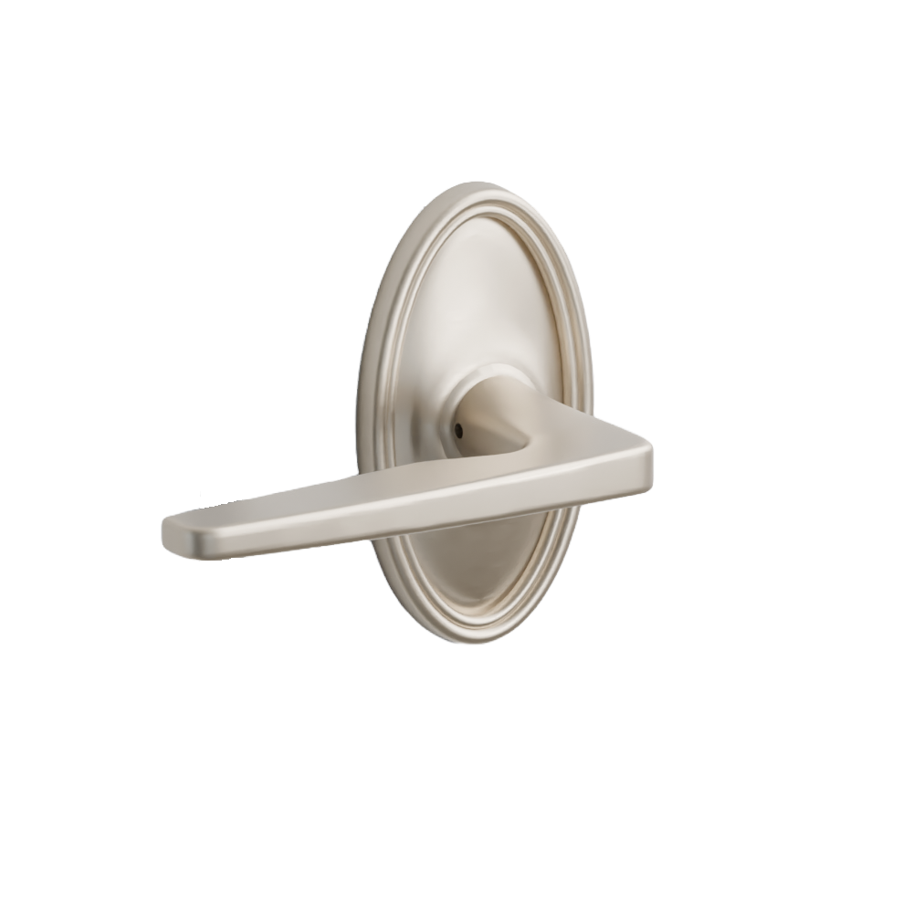 Emtek Hermes Lever with Oval Rosette