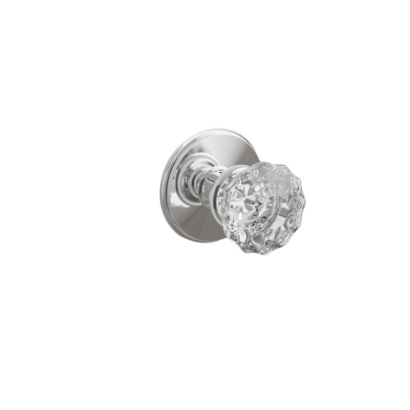 Emtek Door Handle - Astoria Knob Watford Rosette - Glass