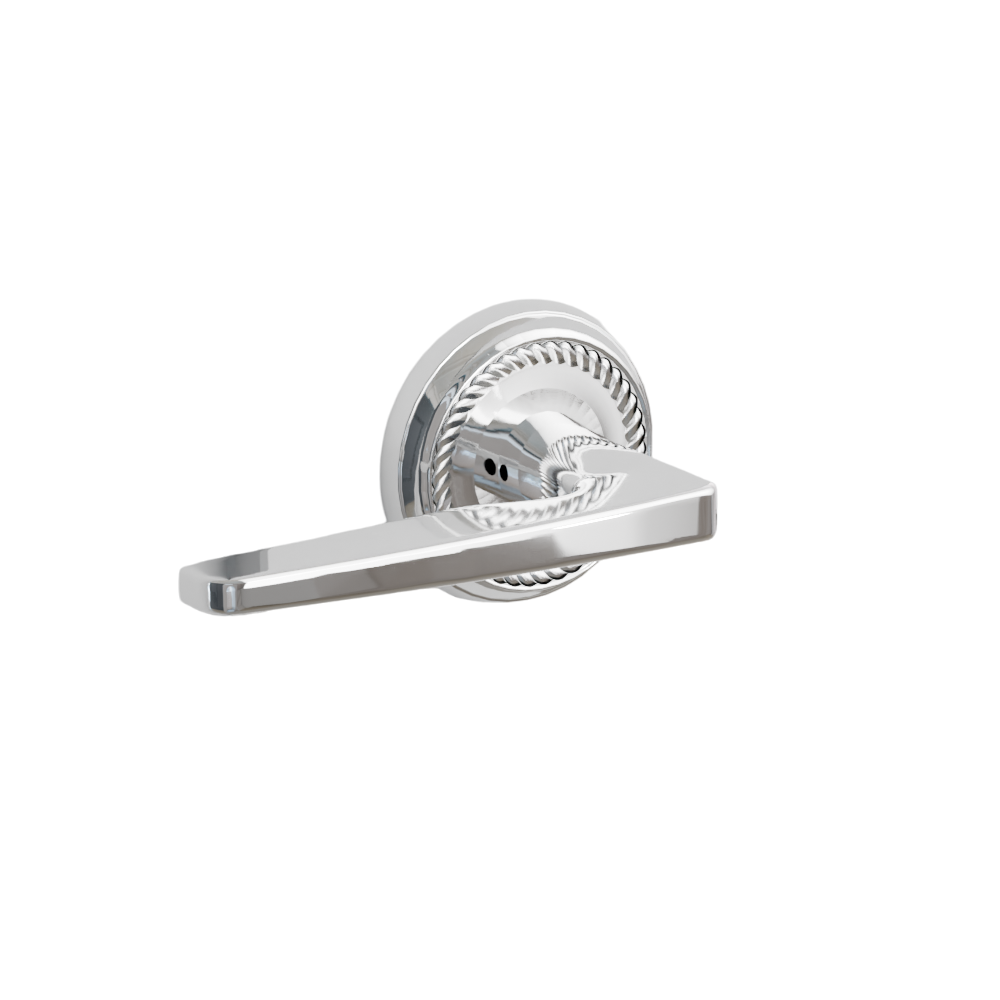 Emtek Hermes Lever with Rope Rosette