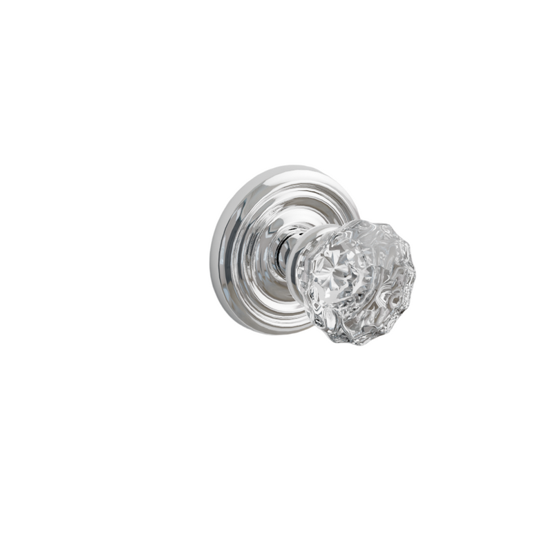 Emtek Door Handle - Astoria Knob Regular Rosette - Glass