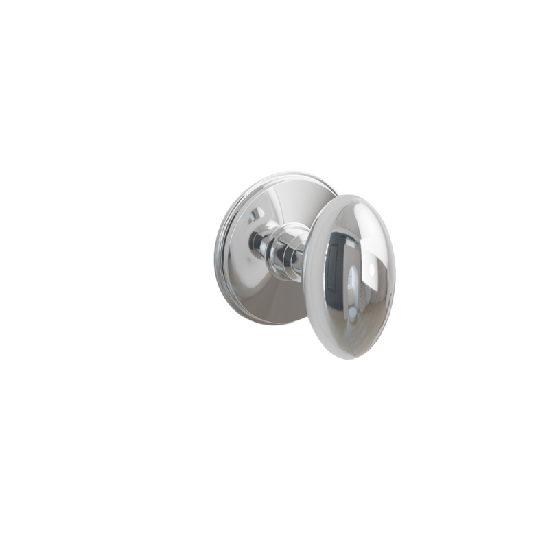 Emtek Door Handle - Egg Knob Watford Rosette - Classic Brass