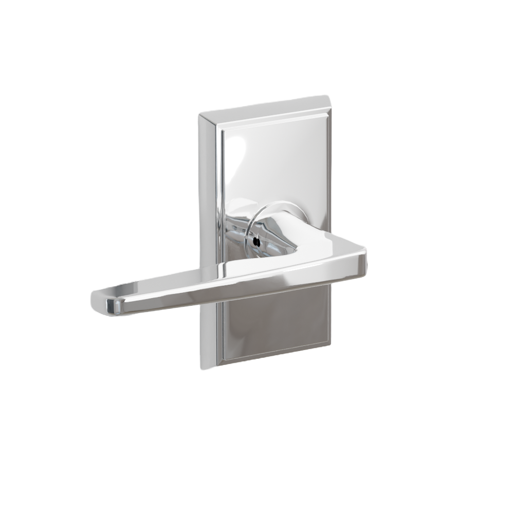 Emtek Hermes Lever with Rectangular Rosette