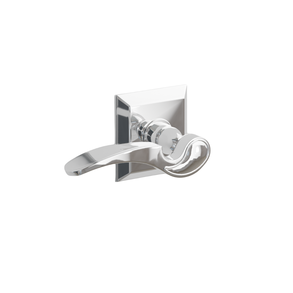 Emtek  Door Handle - Coventry Lever Quincy Rosette - Designer Brass