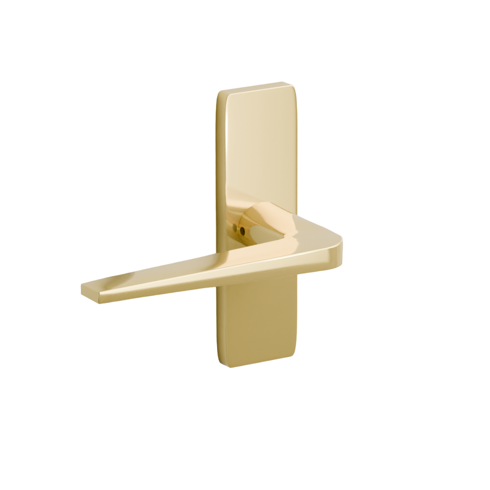 Emtek Stretto Narrow Trim Locksets with Athena Lever