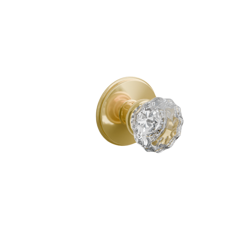 Emtek Door Handle - Astoria Knob Watford Rosette - Glass