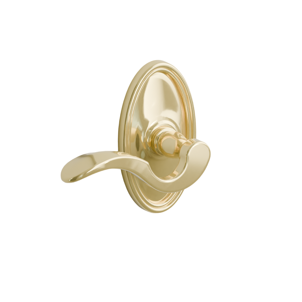 Emtek Cortina Lever with Oval Rosette