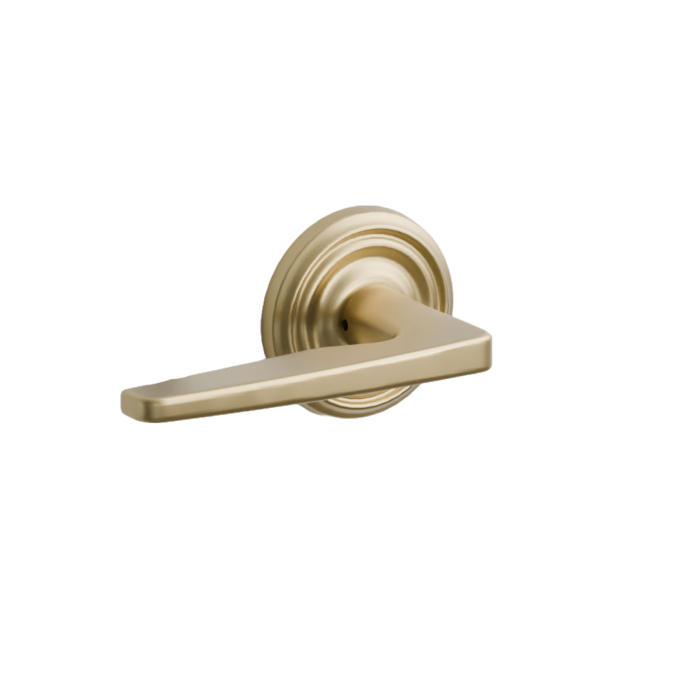 Emtek Hermes Lever with Regular Rosette