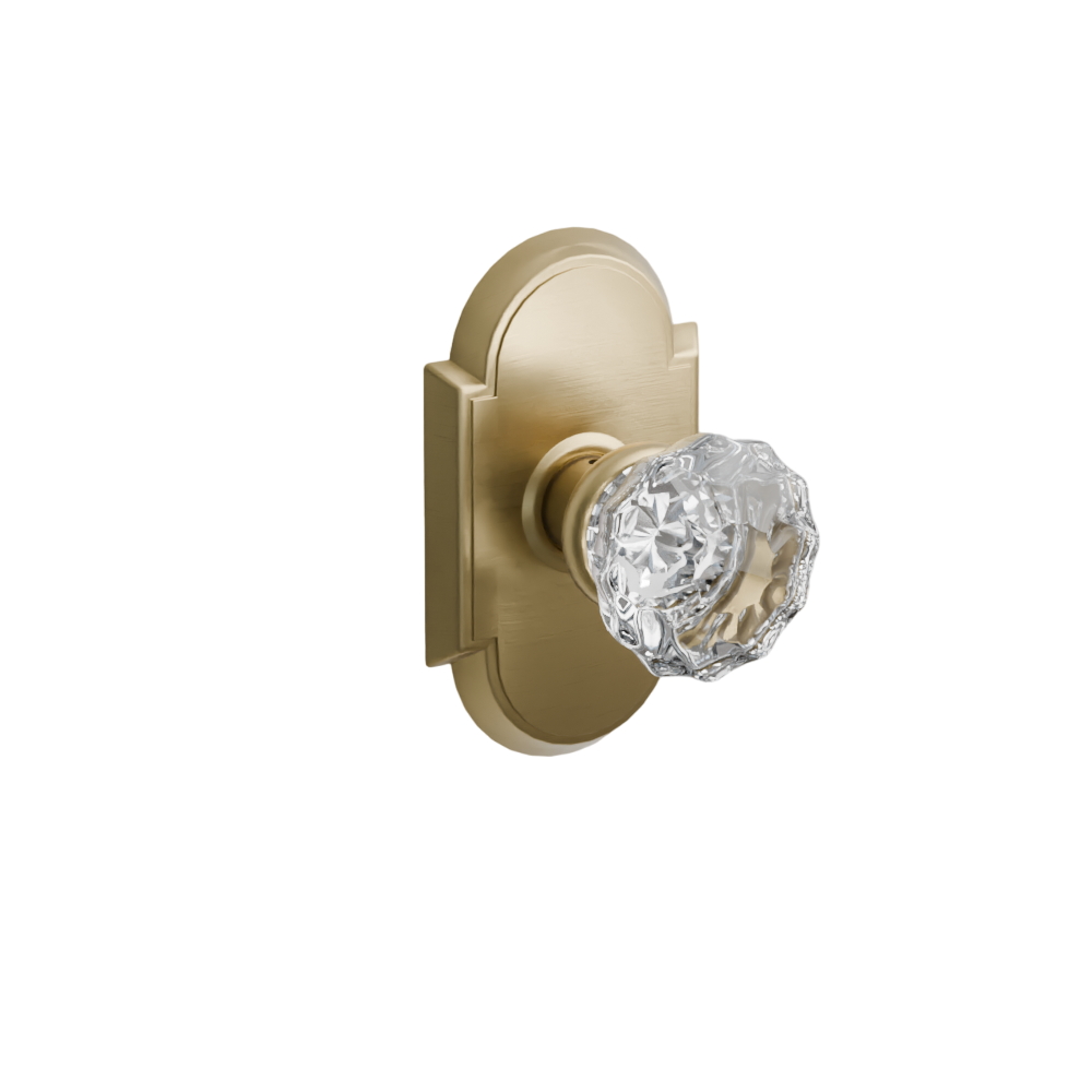 Emtek Door Handle - Astoria Knob #8 Rosette - Glass