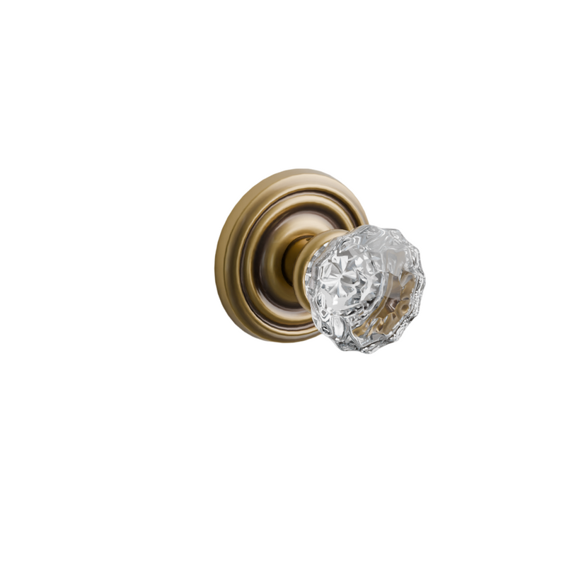 Emtek Door Handle - Astoria Knob Regular Rosette - Glass