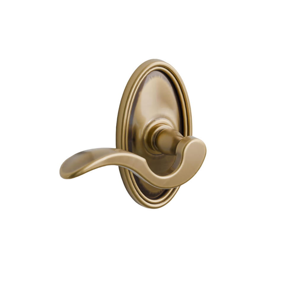 Emtek Cortina Lever with Oval Rosette
