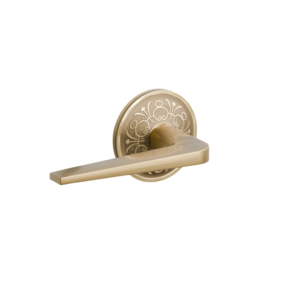 Emtek Athena Lever with Lancaster Rosette
