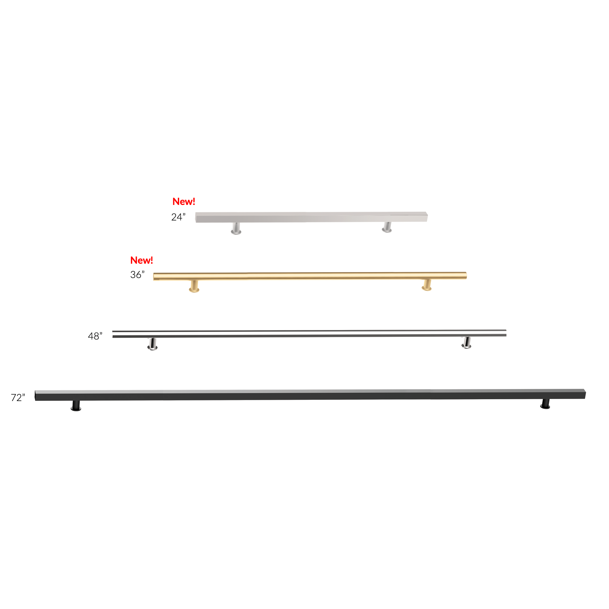 Emtek Square Long Door Pulls