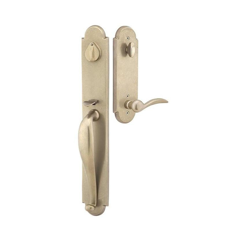 Emtek Sandcast Bronze Tubular Entrance Handlesets - Greeley