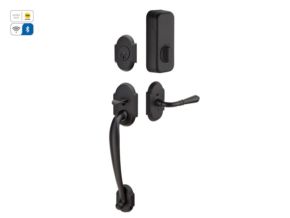 Emtek Brass Tubular Entrance Handlesets - Nashville