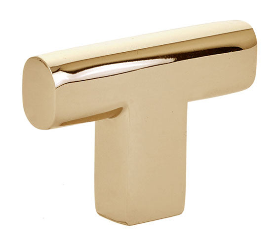 Emtek Trail T-Knob Unlacquered Brass