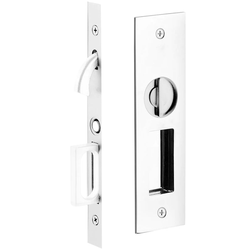 Rectangular Locks Emtek Narrow Modern Rectangular Pocket Door Mortise Locks – Handstyle ...