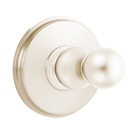 Emtek Traditional Brass Single Hook with Watford Rosette