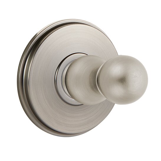 Emtek Traditional Brass Single Hook with Watford Rosette