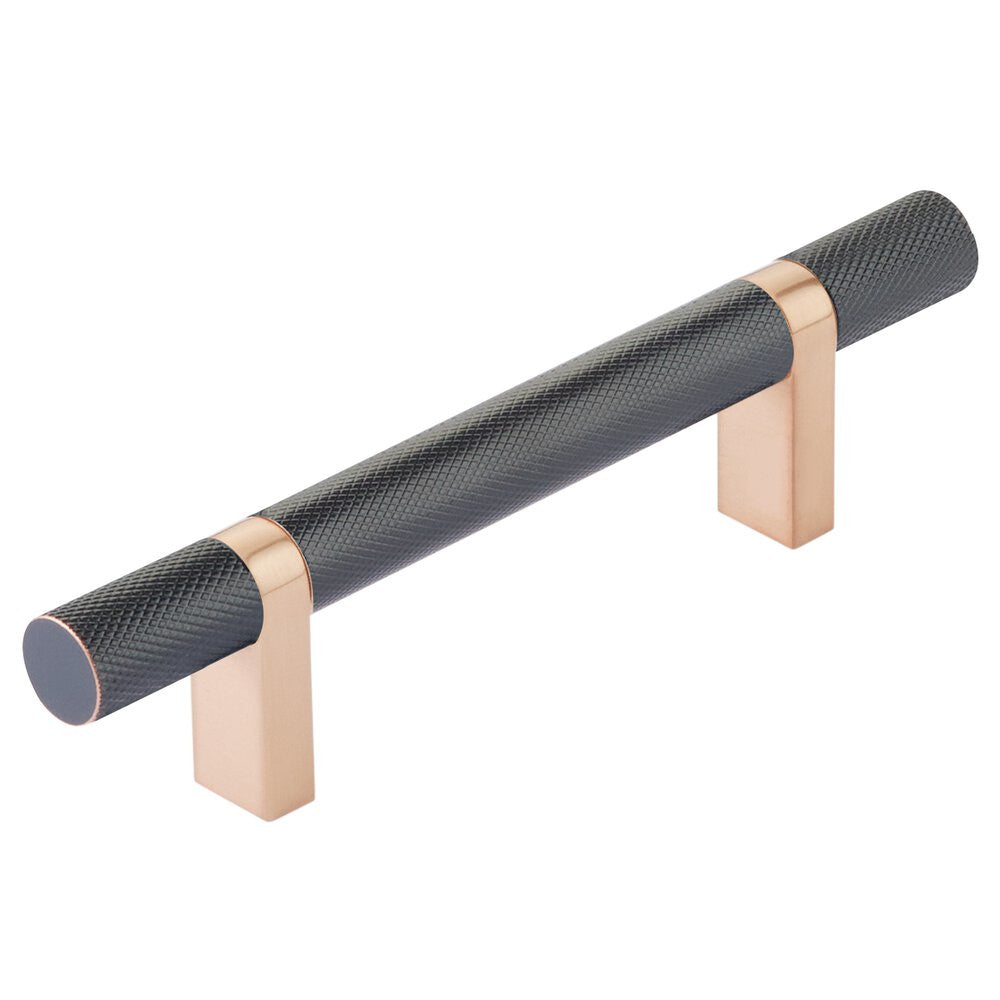EMTEK SELECT Cabinet Bar Pull - Satin Copper Stem