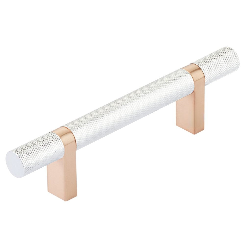 EMTEK SELECT Cabinet Bar Pull - Satin Copper Stem