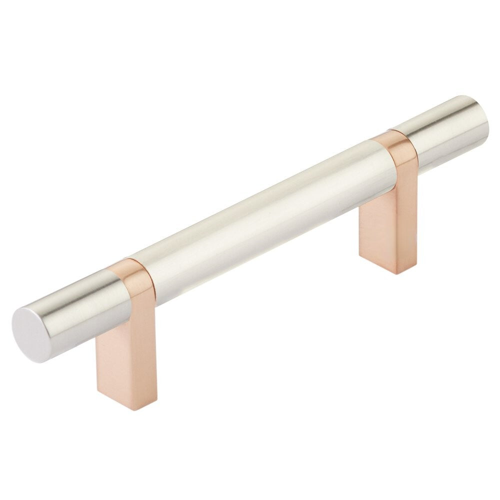 EMTEK SELECT Cabinet Bar Pull - Satin Copper Stem