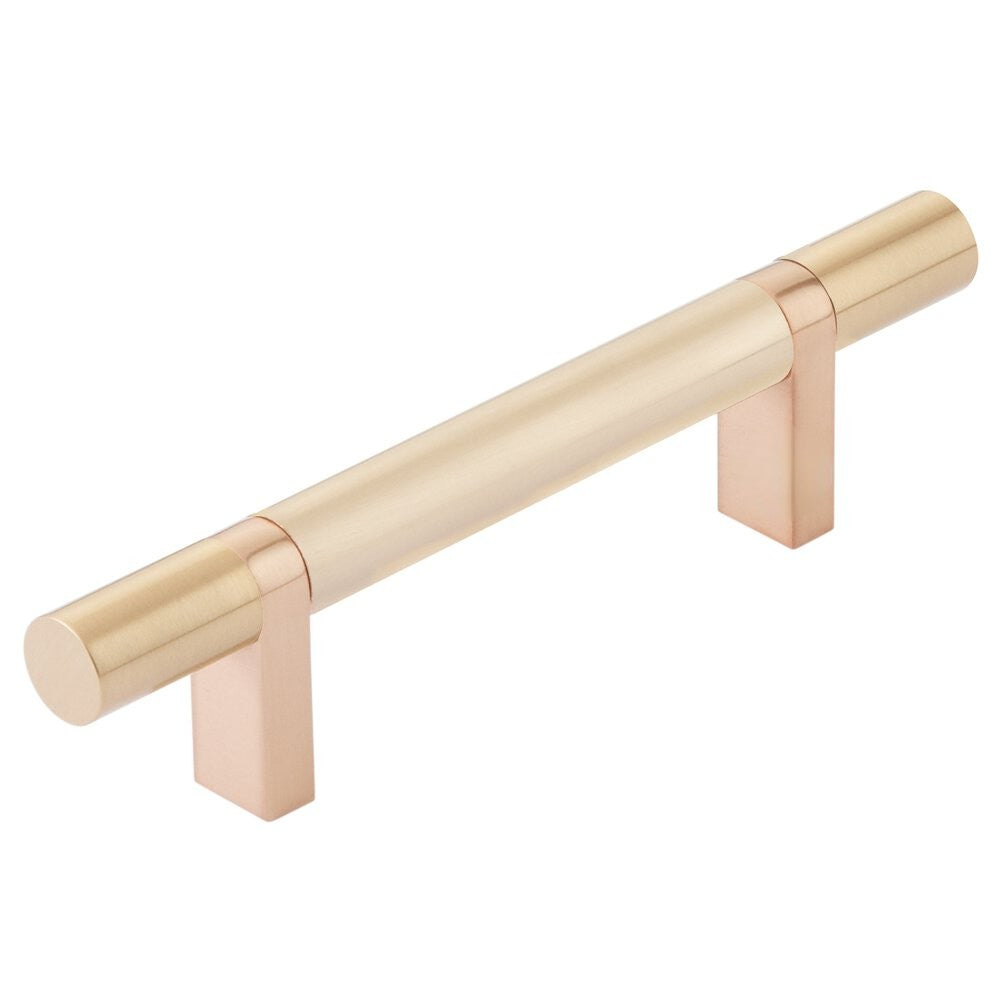 EMTEK SELECT Cabinet Bar Pull - Satin Copper Stem