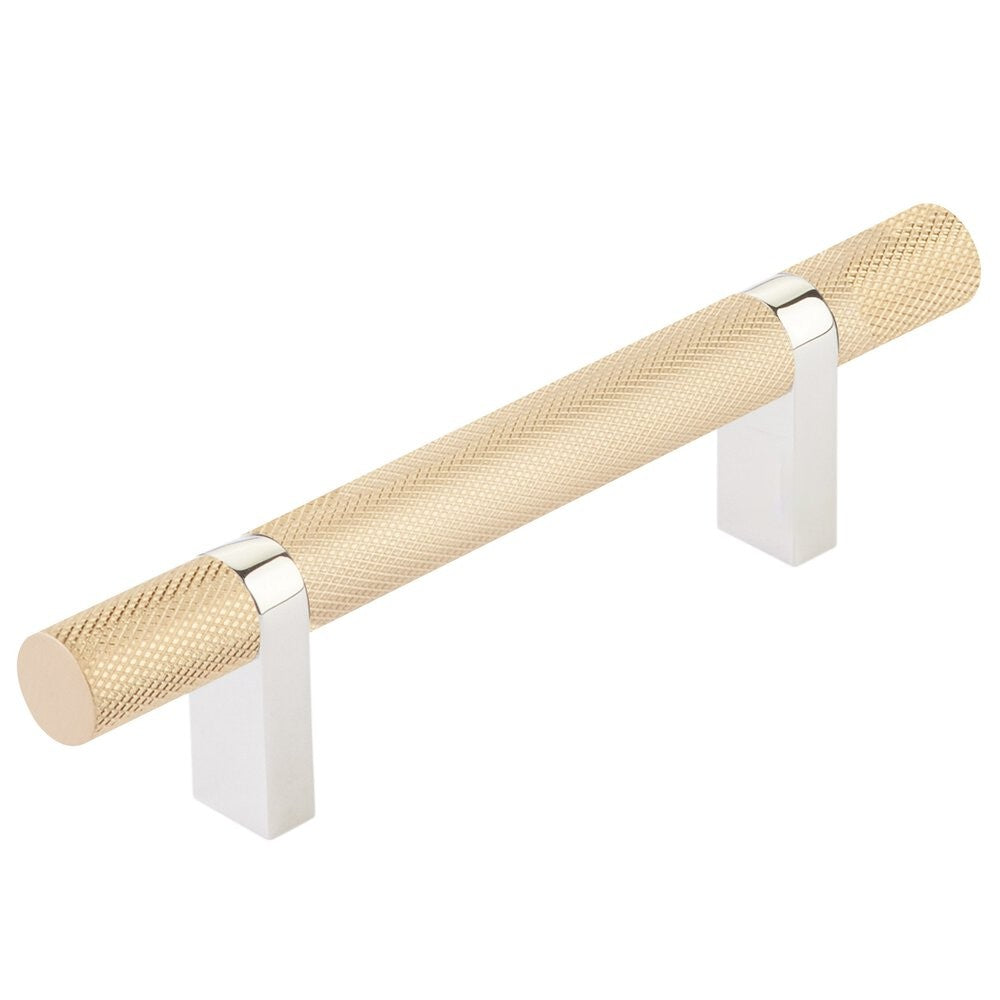 EMTEK SELECT Cabinet Bar Pull - Polished Nickel Stem