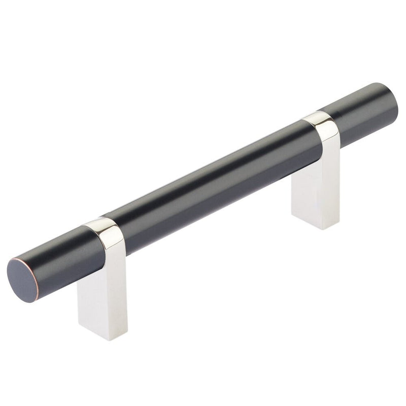 EMTEK SELECT Cabinet Bar Pull - Polished Nickel Stem