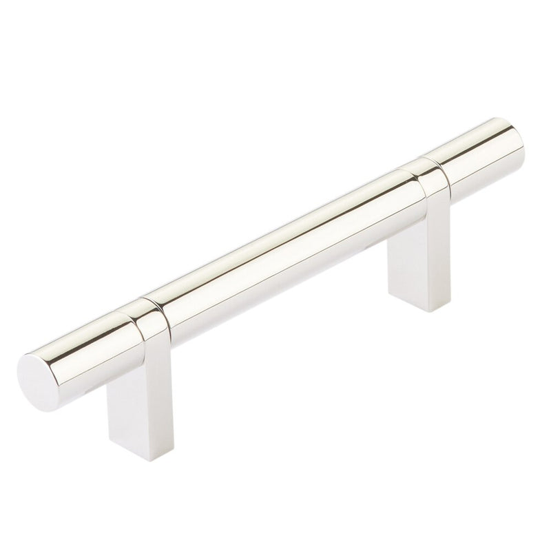EMTEK SELECT Cabinet Bar Pull - Polished Nickel Stem