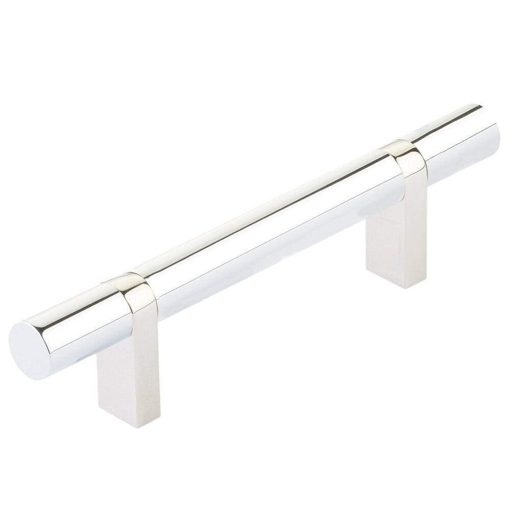 EMTEK SELECT Cabinet Bar Pull - Polished Nickel Stem