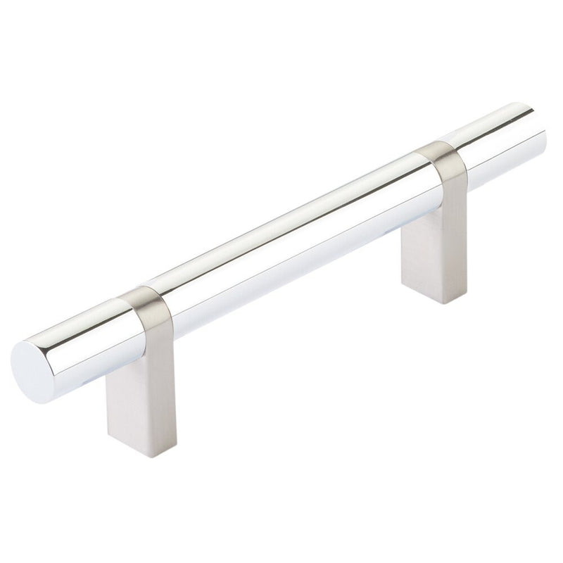 EMTEK SELECT Cabinet Bar Pull - Satin Nickel Stem