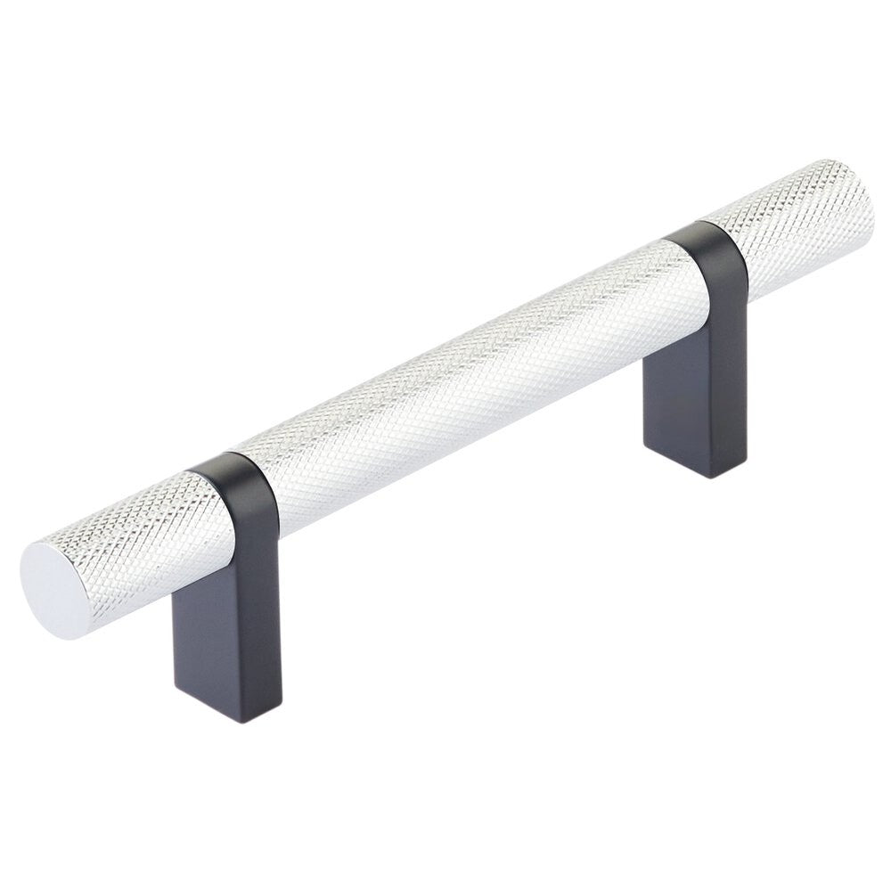 EMTEK SELECT Cabinet Bar Pull - Flat Black Stem