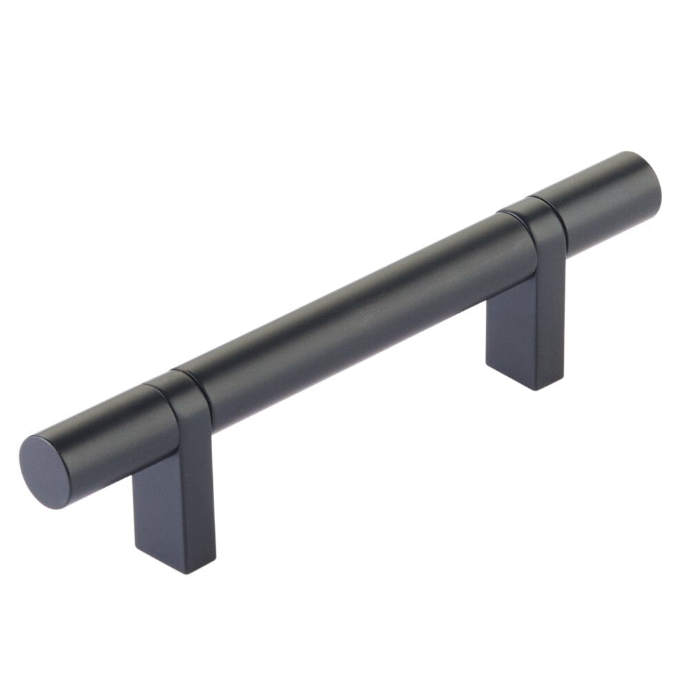 EMTEK SELECT Cabinet Bar Pull - Flat Black Stem