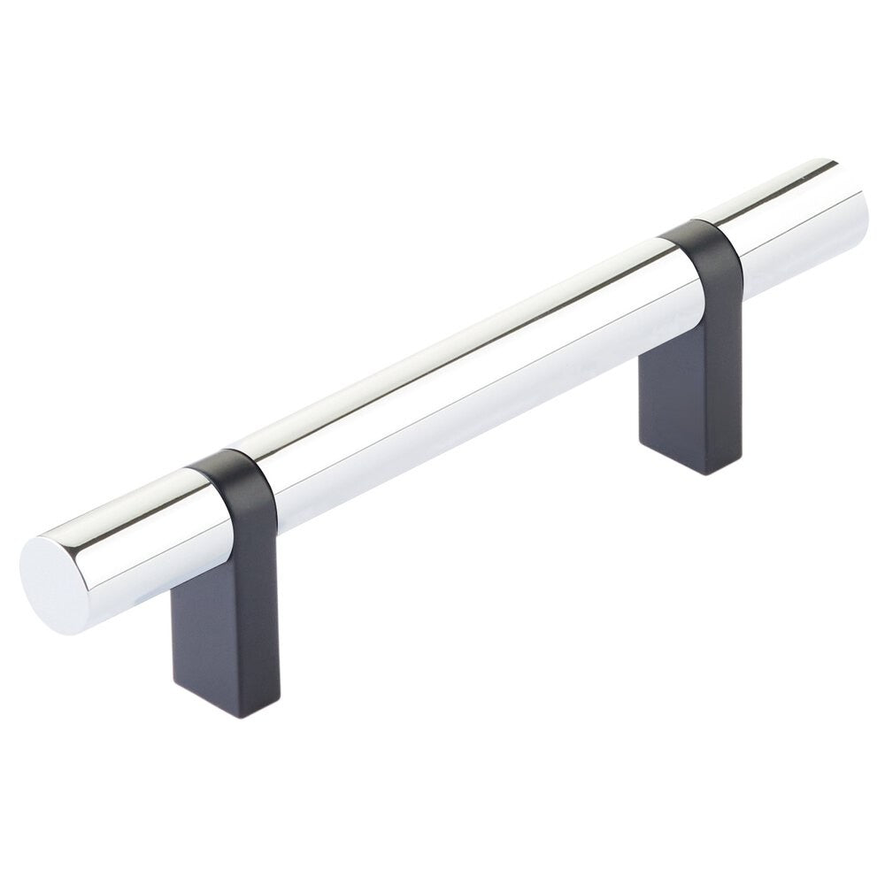 EMTEK SELECT Cabinet Bar Pull - Flat Black Stem