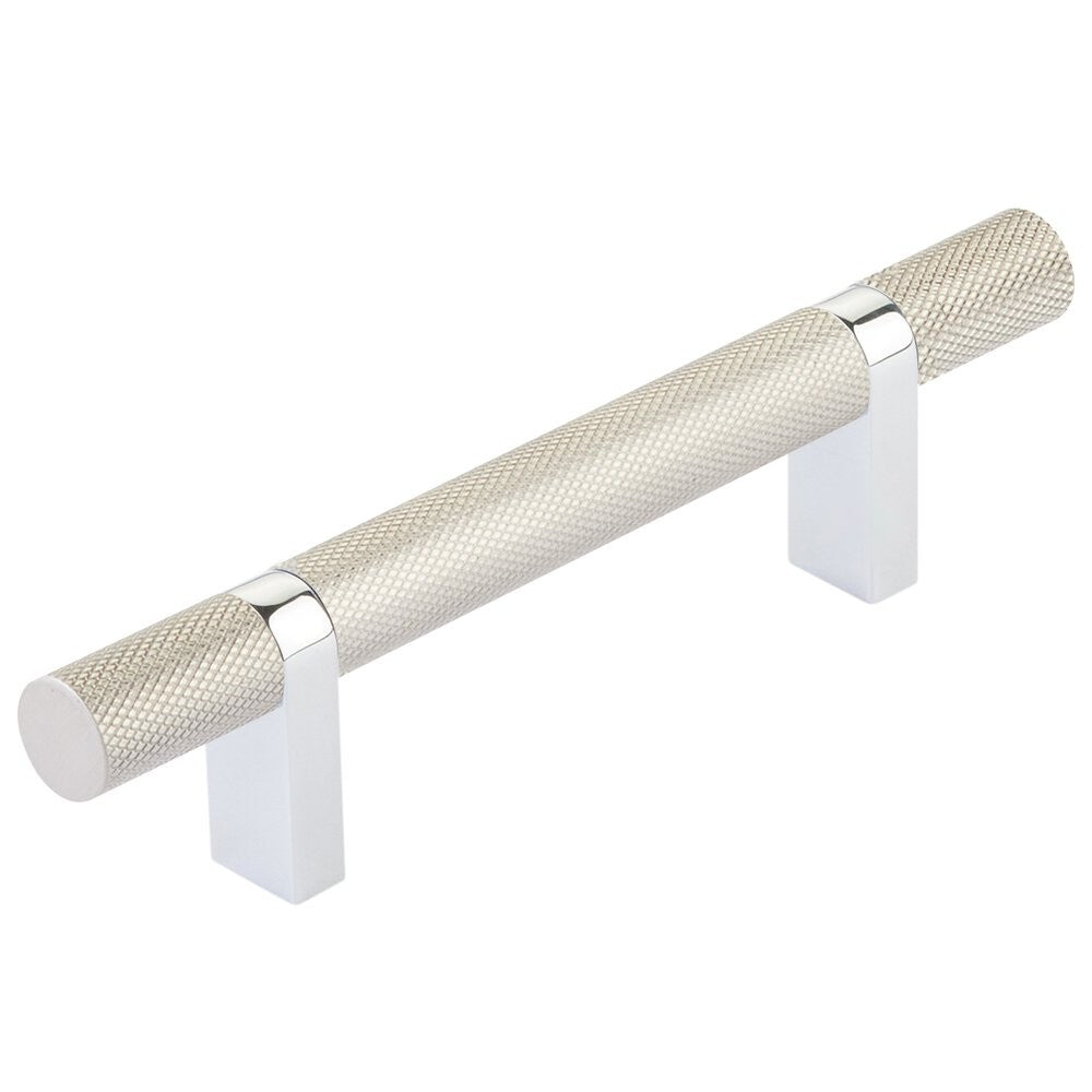 EMTEK SELECT Cabinet Bar Pull - Polished Chrome Stem