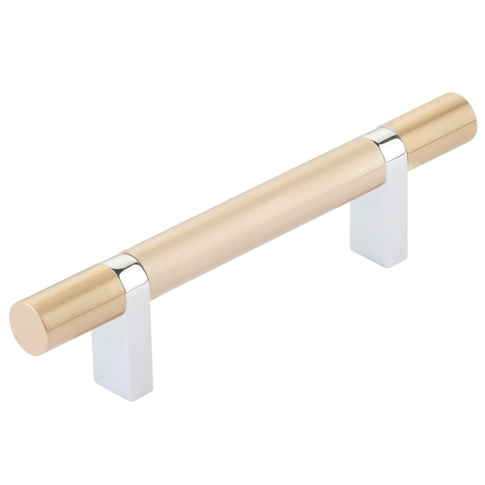 EMTEK SELECT Cabinet Bar Pull - Polished Chrome Stem