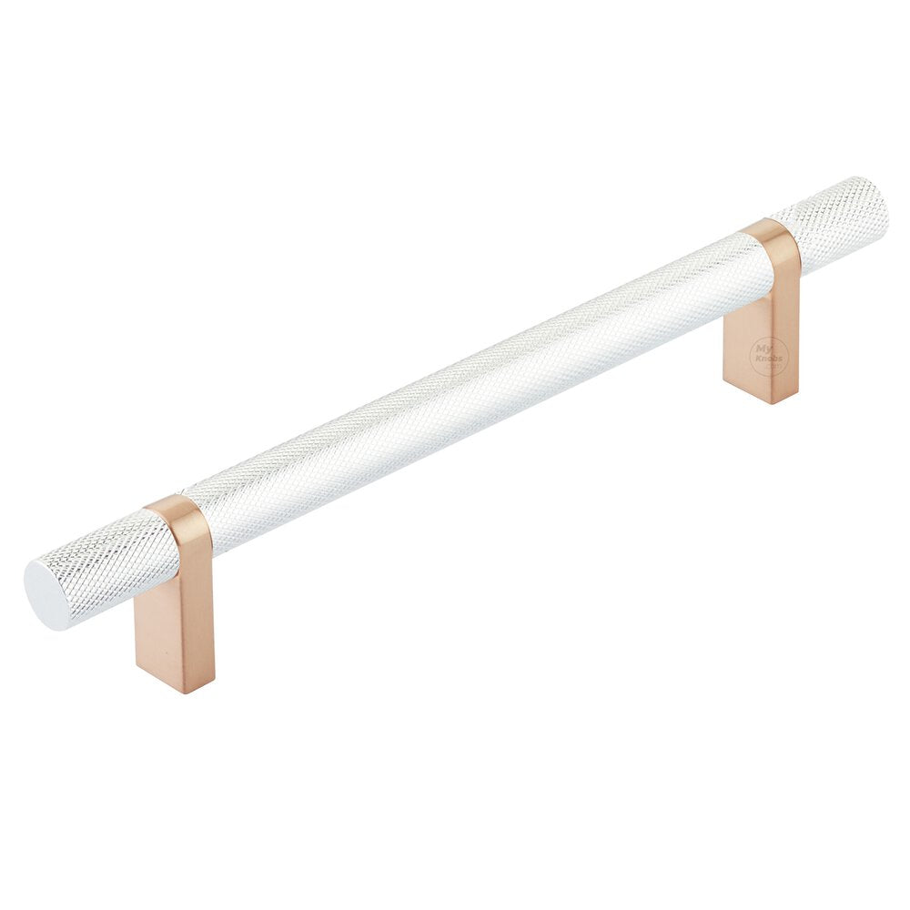 EMTEK SELECT Cabinet Bar Pull - Satin Copper Stem