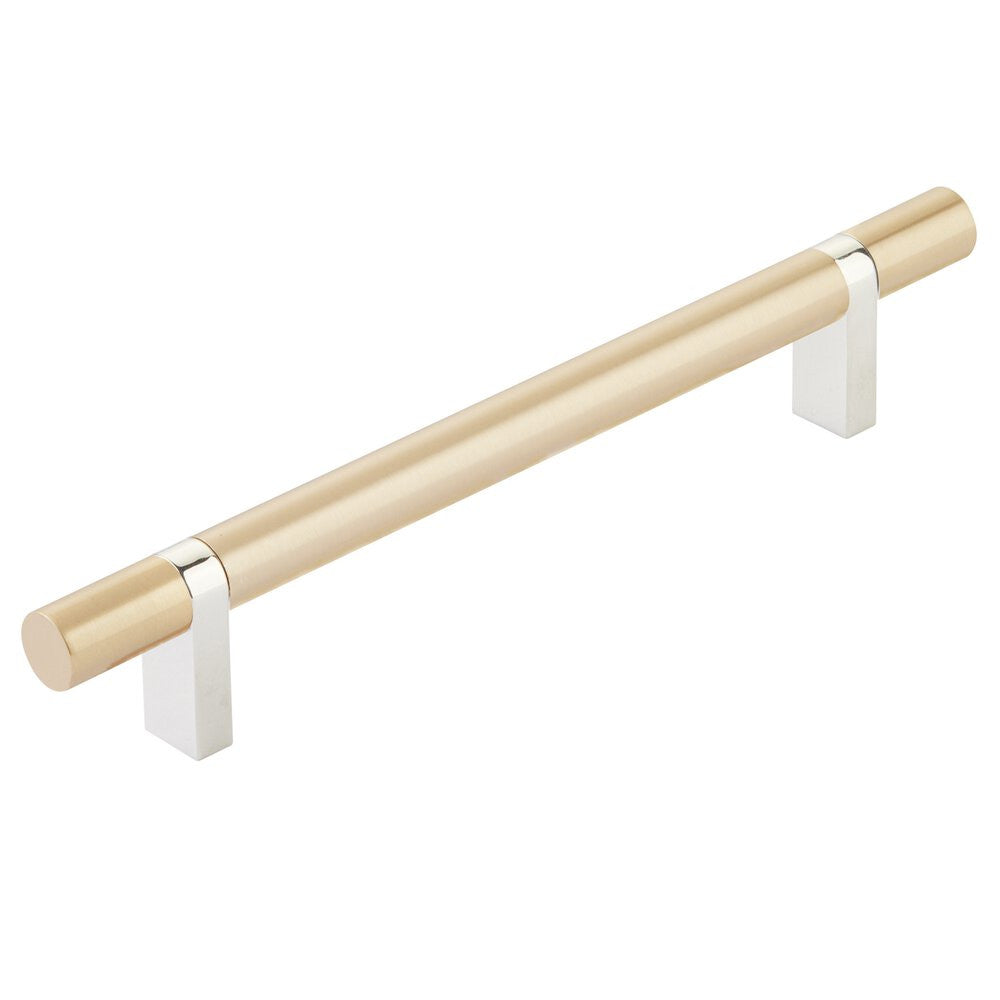 EMTEK SELECT Cabinet Bar Pull - Polished Nickel Stem