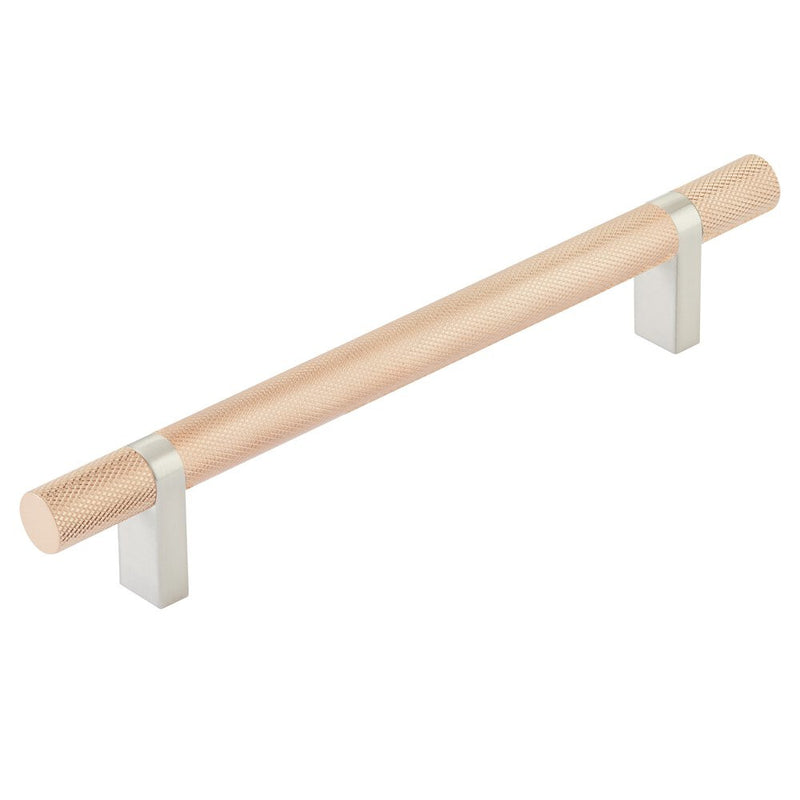 EMTEK SELECT Cabinet Bar Pull - Satin Nickel Stem