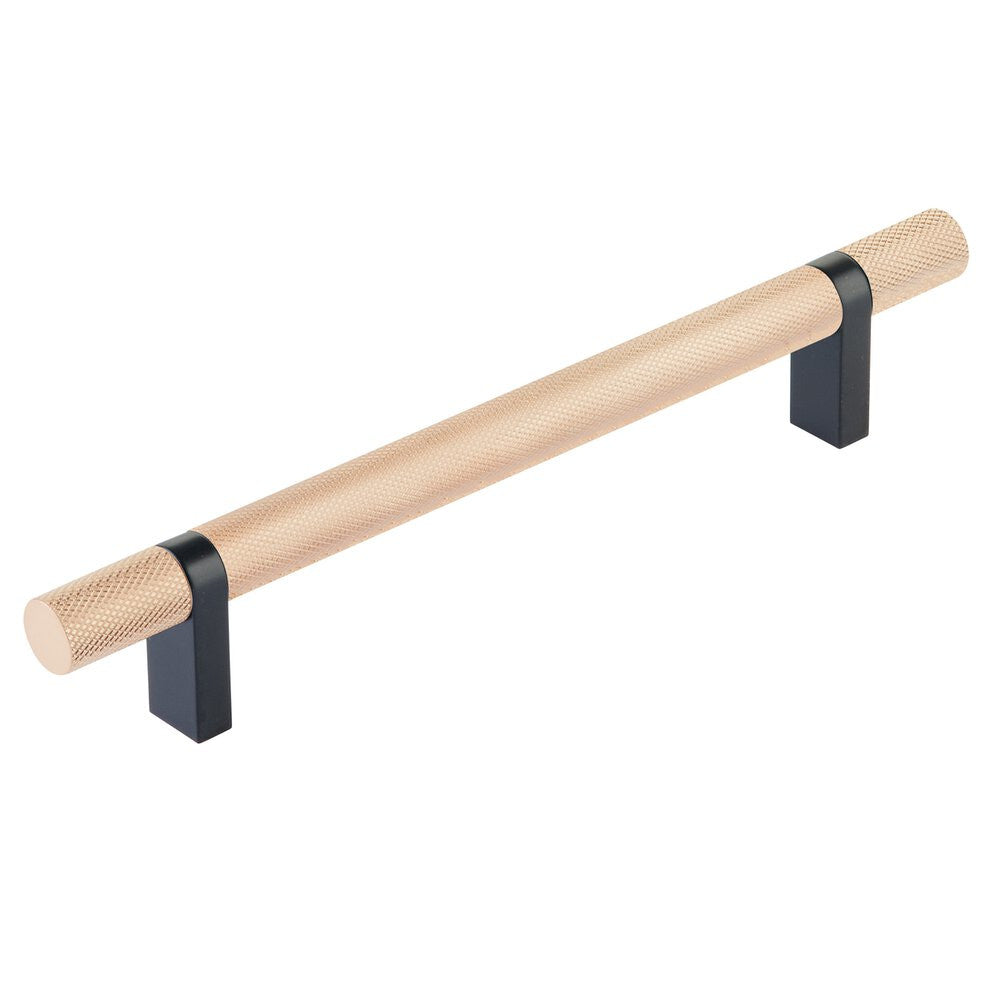 EMTEK SELECT Cabinet Bar Pull - Flat Black Stem