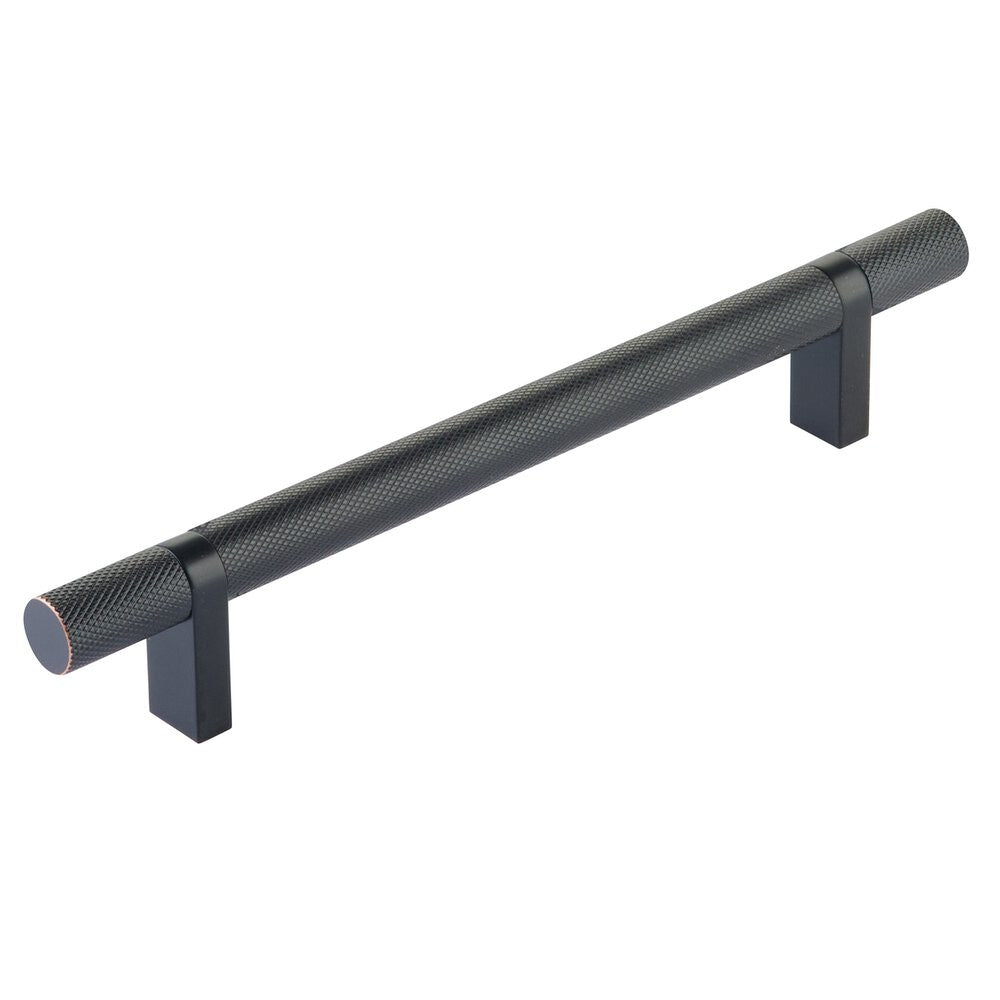 EMTEK SELECT Cabinet Bar Pull - Flat Black Stem
