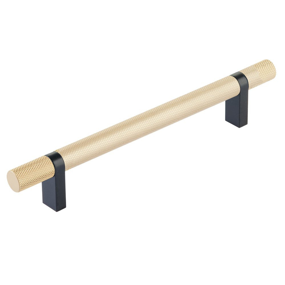 EMTEK SELECT Cabinet Bar Pull - Flat Black Stem