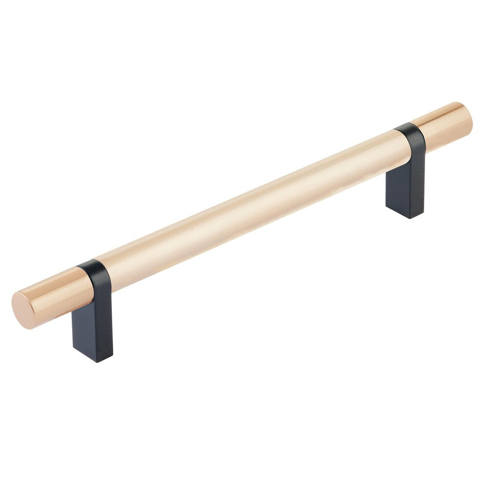 EMTEK SELECT Cabinet Bar Pull - Flat Black Stem