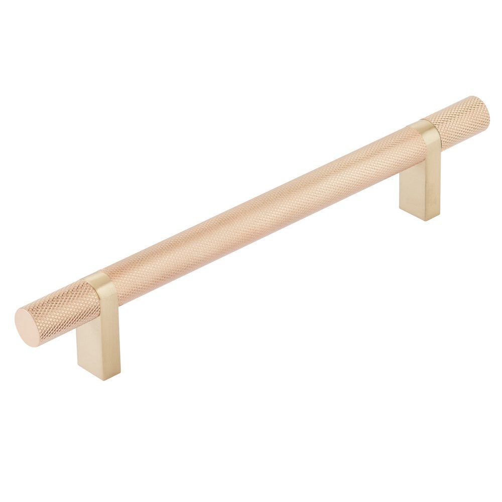 EMTEK SELECT Cabinet Bar Pull - Satin Brass Stem