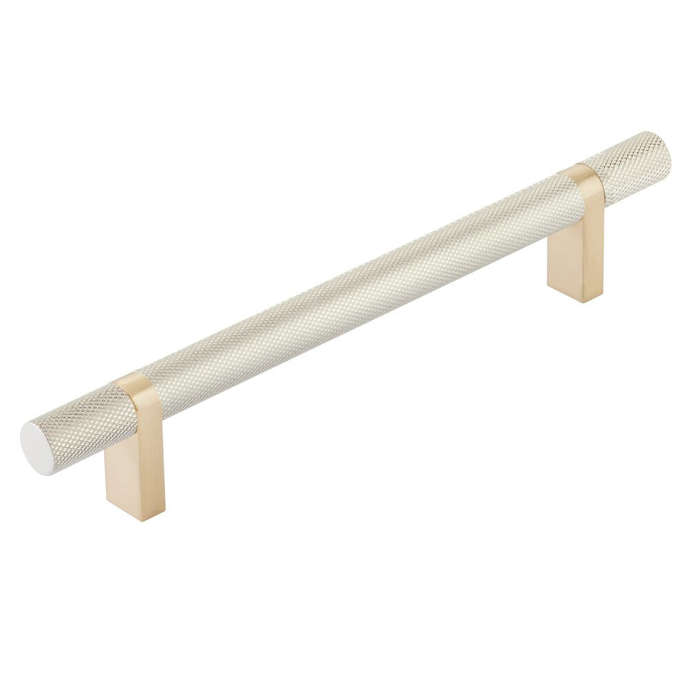 EMTEK SELECT Cabinet Bar Pull - Satin Brass Stem