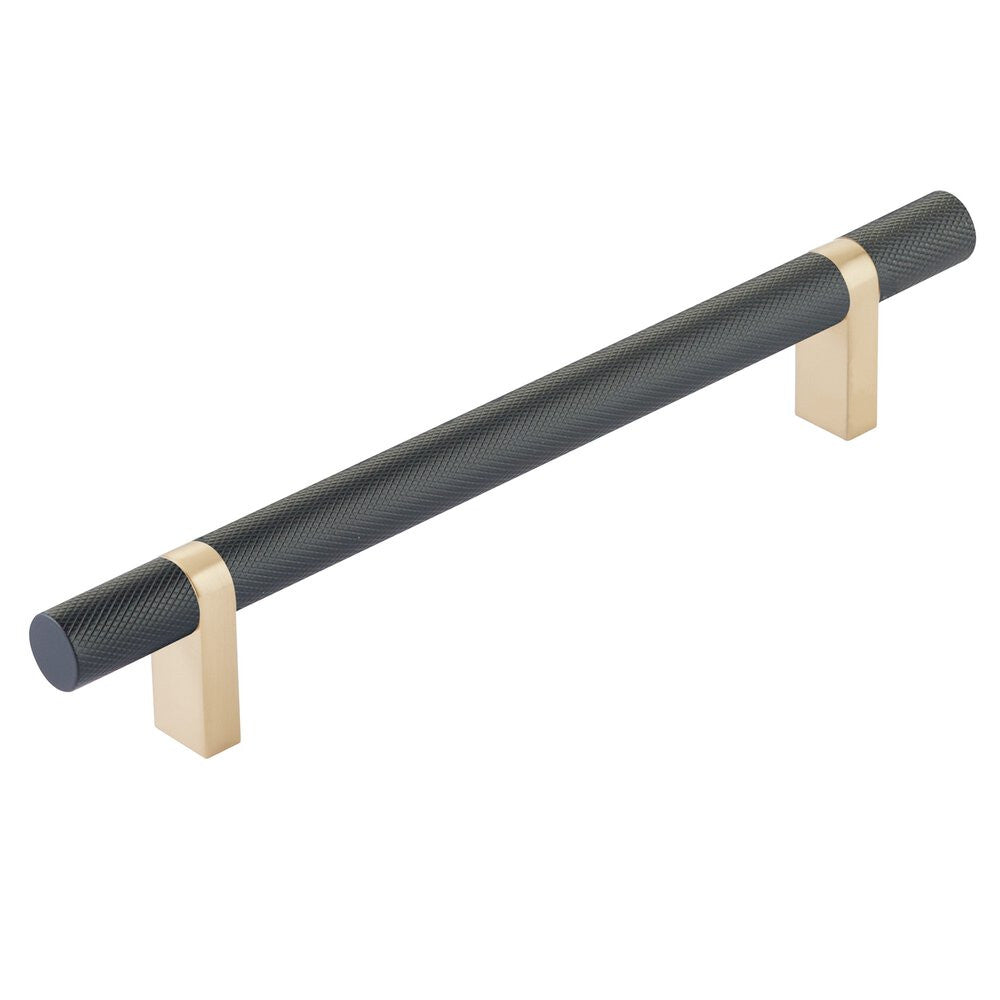 EMTEK SELECT Cabinet Bar Pull - Satin Brass Stem