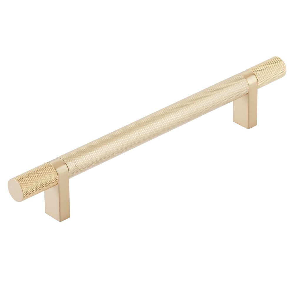 EMTEK SELECT Cabinet Bar Pull - Satin Brass Stem